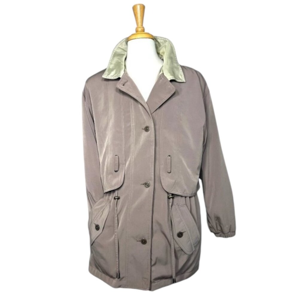 Braetan Authentic Outerwear Womens Medium Utility Lightweight Jacket Zip Up Sz M